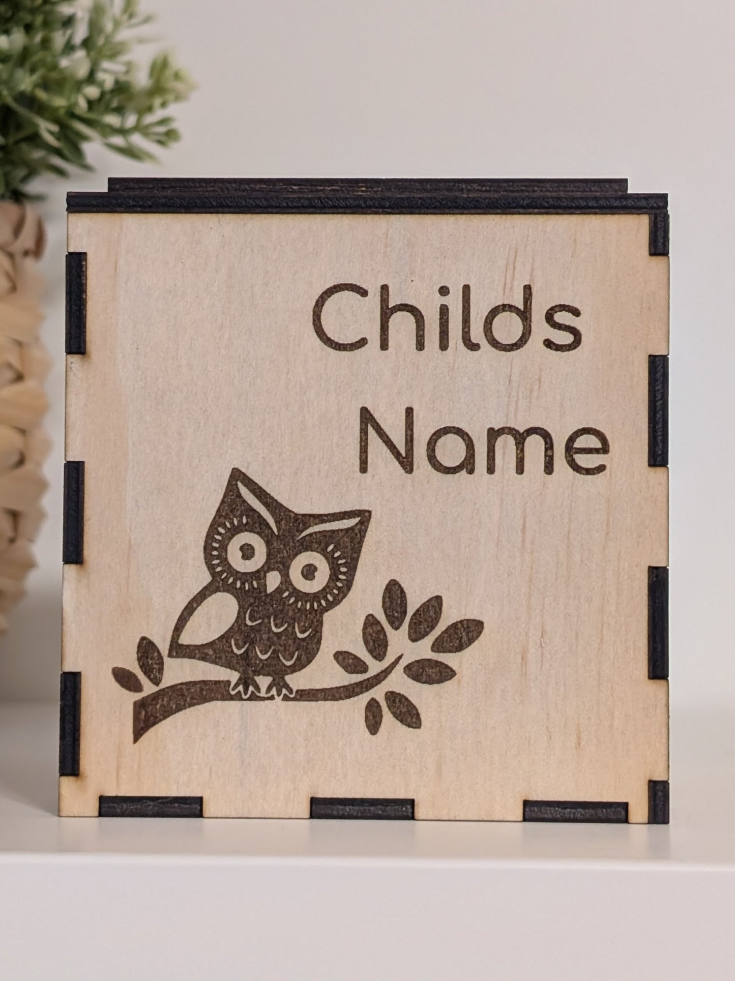 Custom Keepsake Block | Engraved Baby Memory Box