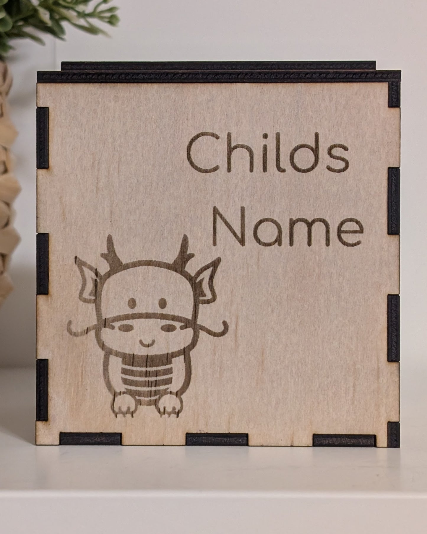 Custom Keepsake Block | Engraved Baby Memory Box