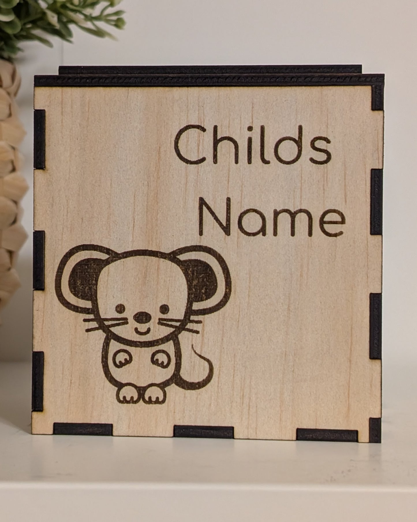 Custom Keepsake Block | Engraved Baby Memory Box