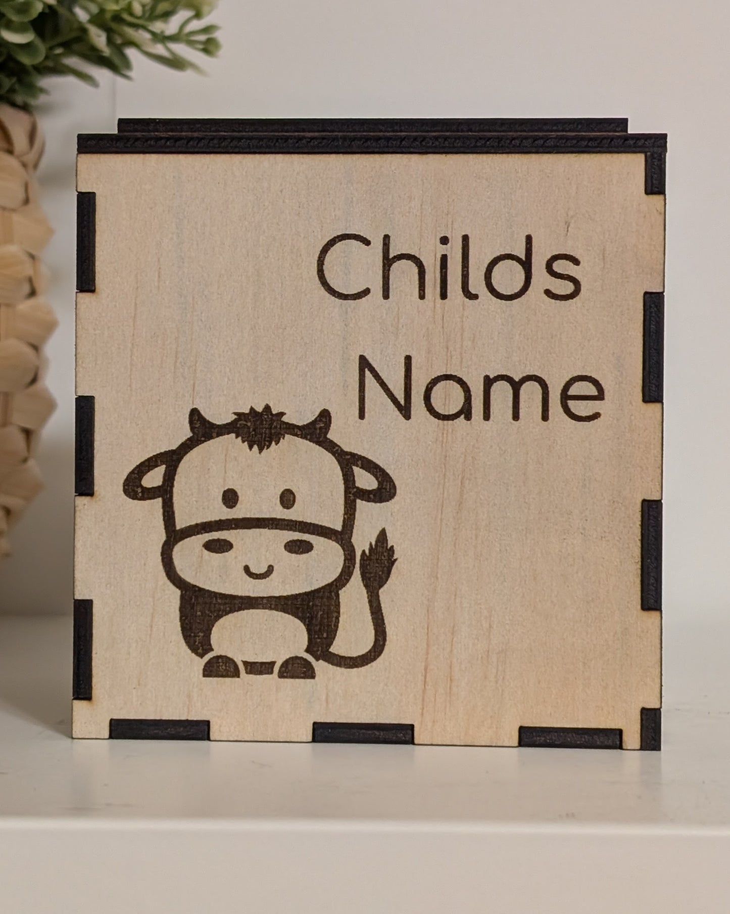 Custom Keepsake Block | Engraved Baby Memory Box