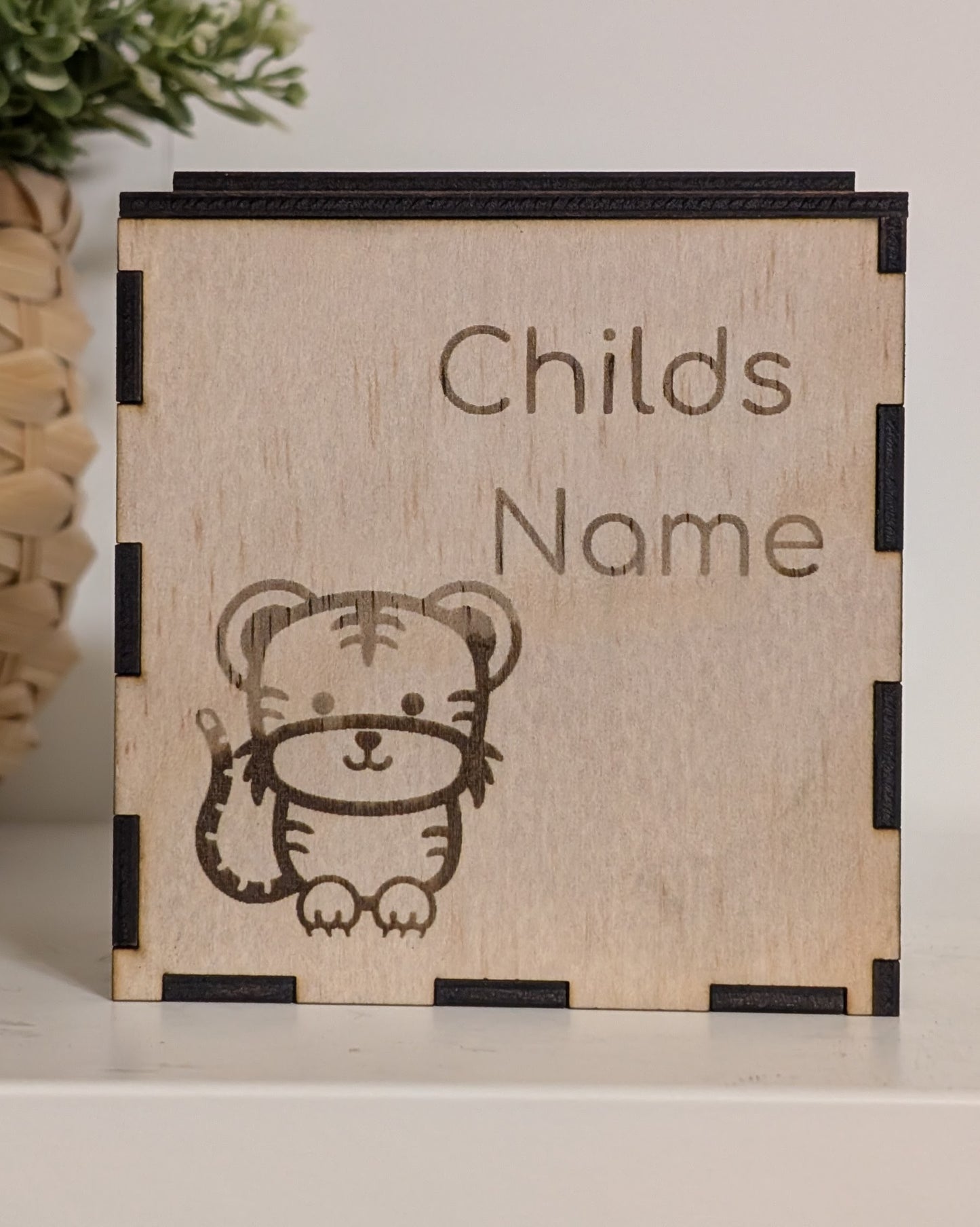 Custom Keepsake Block | Engraved Baby Memory Box