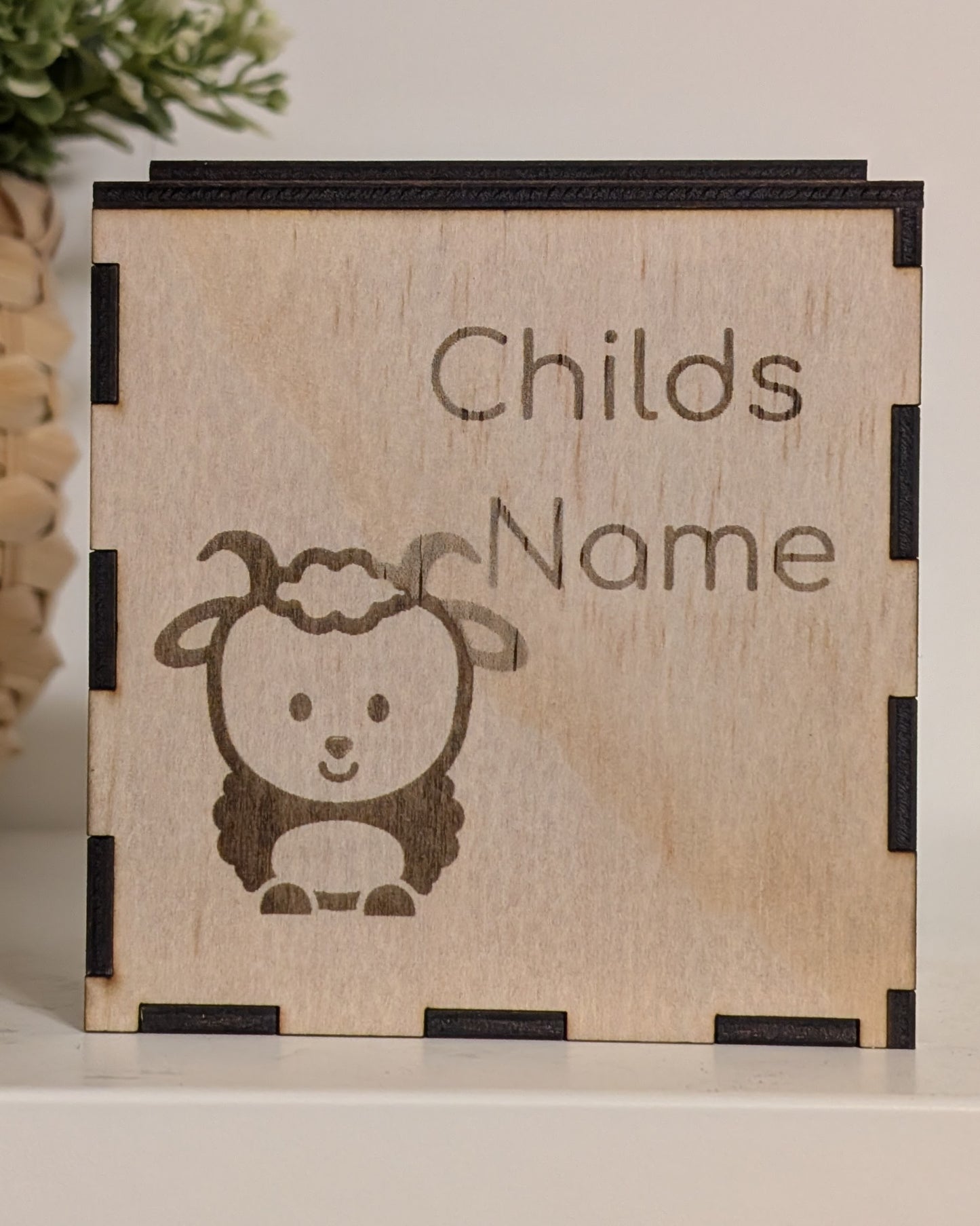 Custom Keepsake Block | Engraved Baby Memory Box