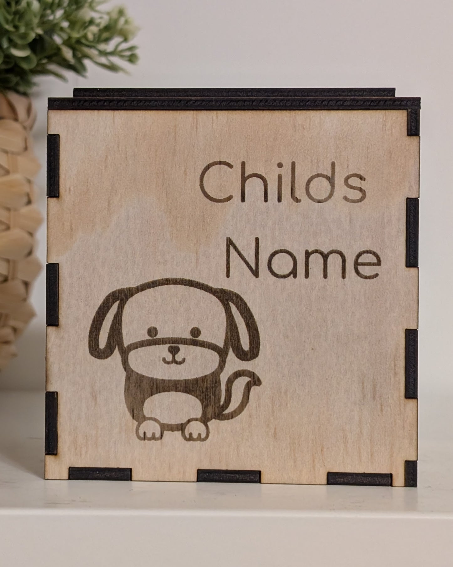 Custom Keepsake Block | Engraved Baby Memory Box